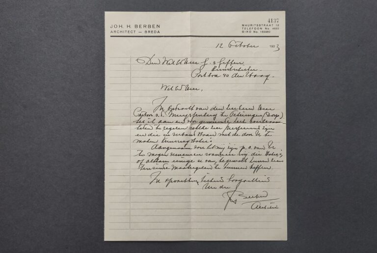 GvG brief 1933