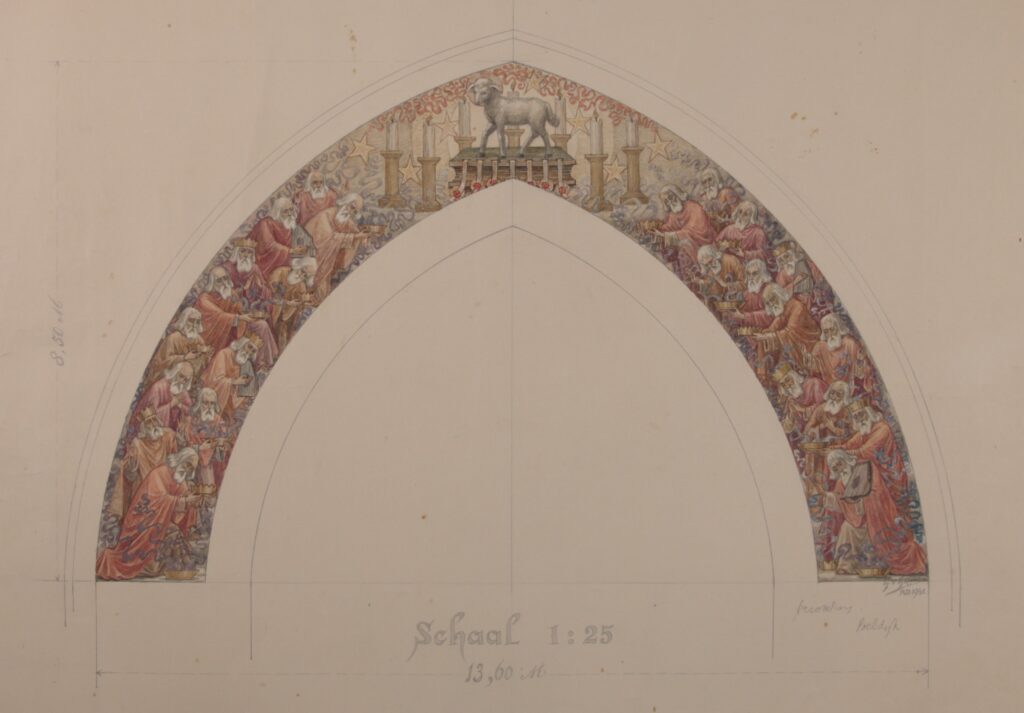 PB210 003 1941 Poeldijk HBartelomeuskerk Triomfboog