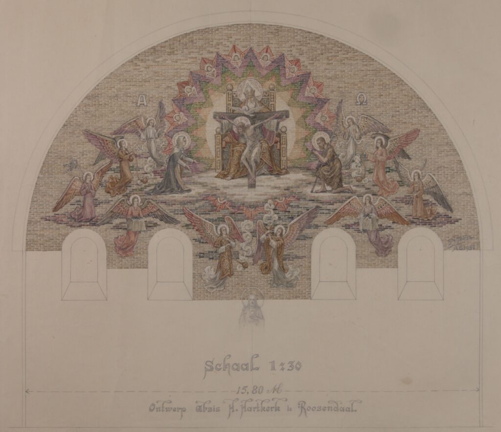 RH210 047 1951 Roosendaal HHartkerk aq absis