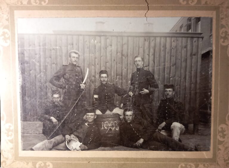 Gerrit 1903 tijdens dienstplicht.
