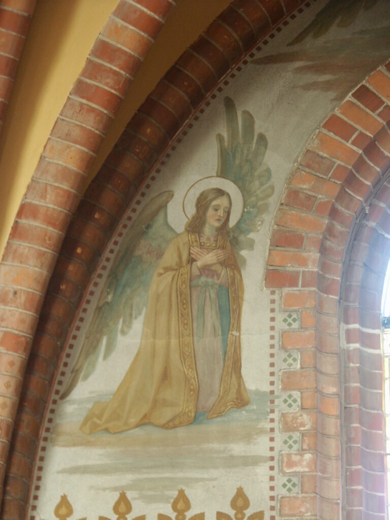 Engel links bij H.Hart