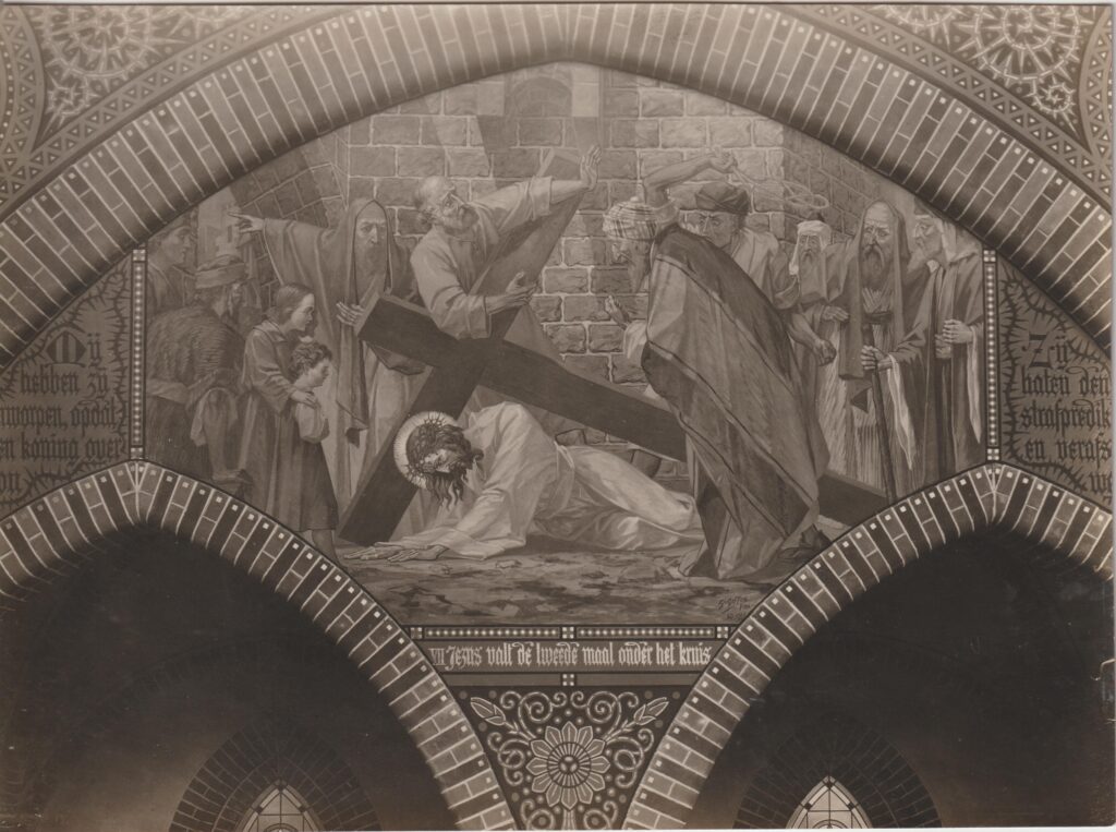 OA078 062 1926 Oldnzl Antoniuskerk VII zw foto opa