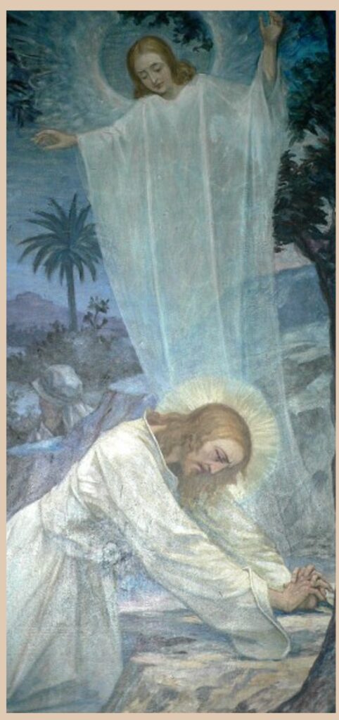 OA218 066 1925 Christus in Hof kleur