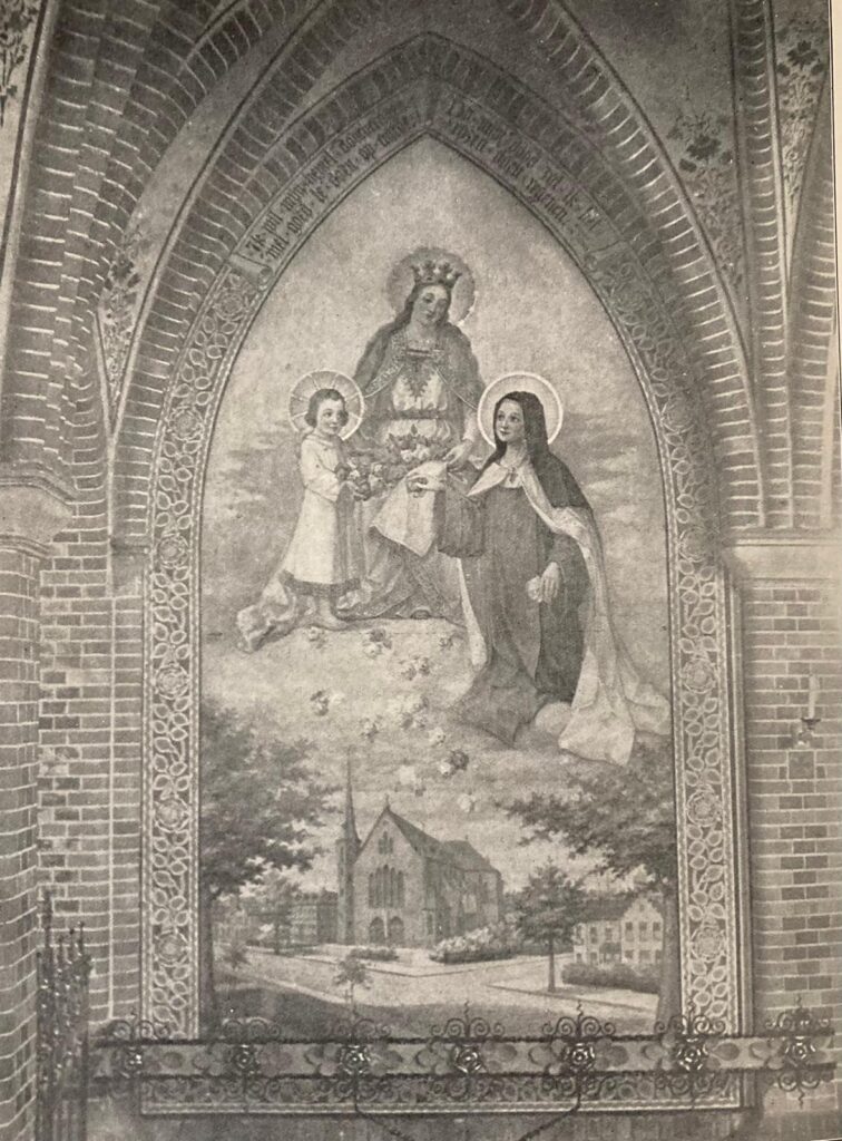 OA218 067 1924 Oldnzl 1924 Antoniuskerk gedenkboek 12,5 jr met kaarsbak