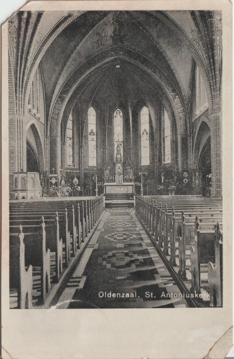 OA860 1938 Tolboom ansichtkaart afwijzing voorkant