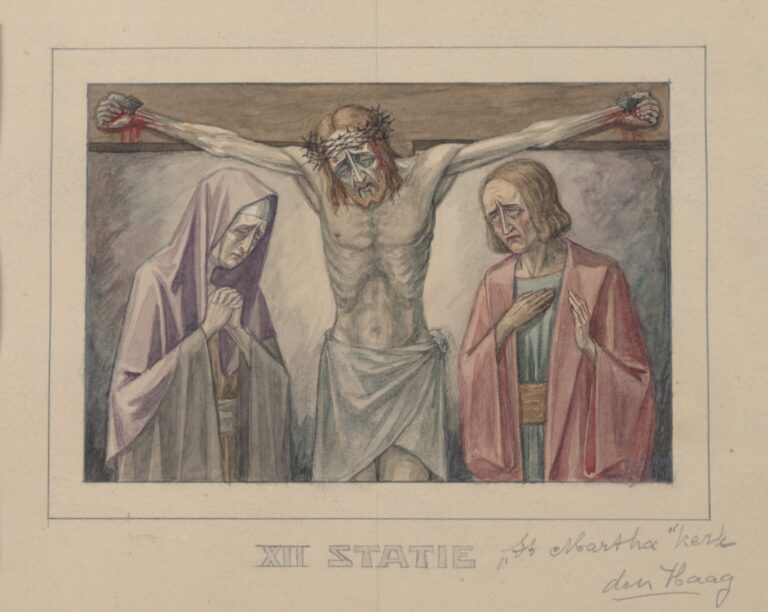 DM120 192 1930 DenHaag StMarthakerk XII klr